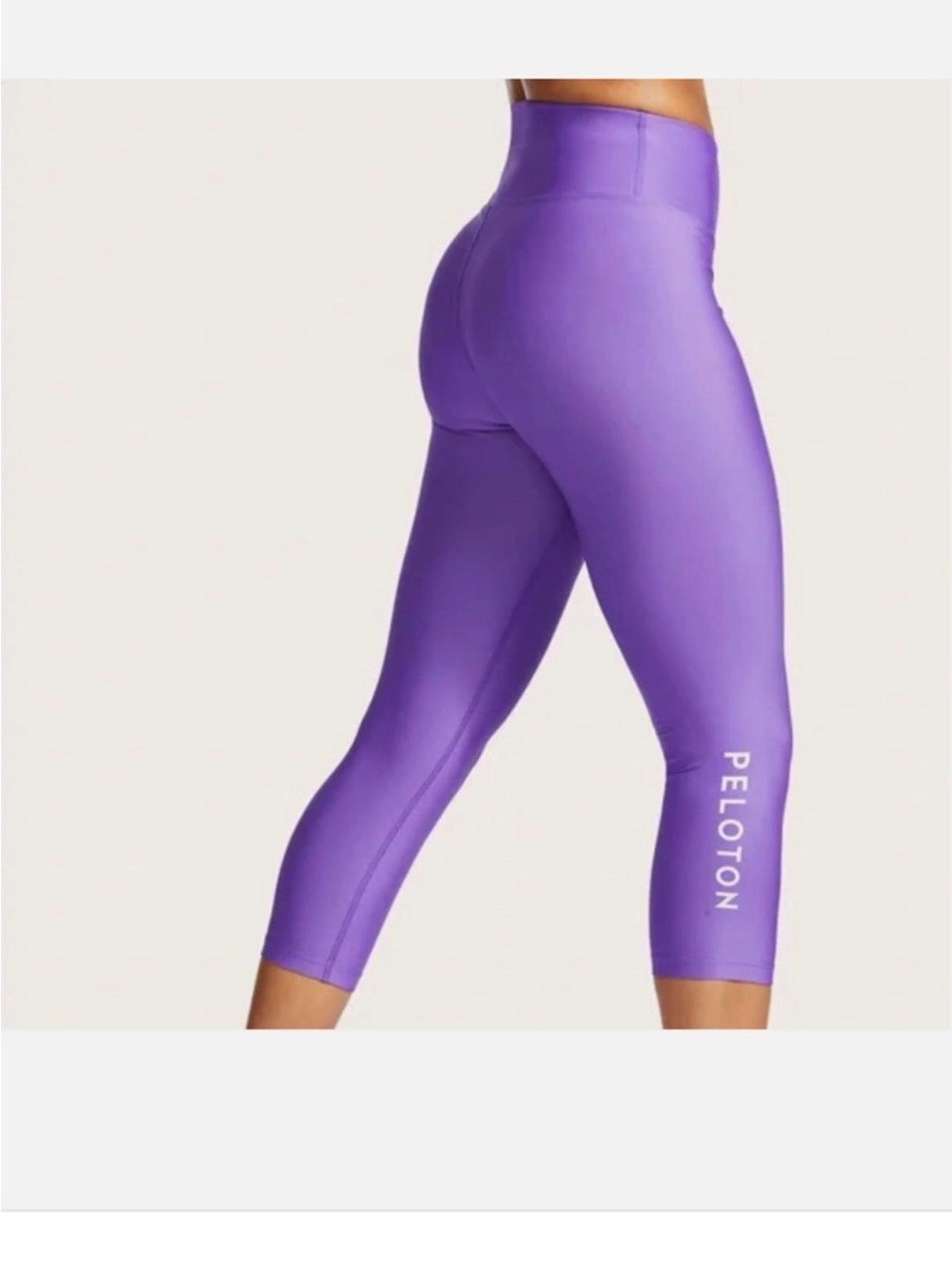 Peloton High-Waist Crop Leggings | Purple | Size L | EUC